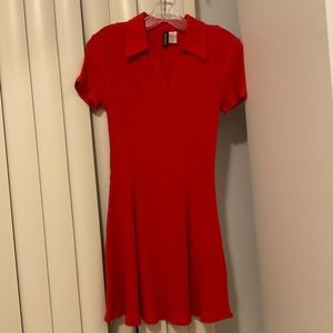 Red polo dress from H&M